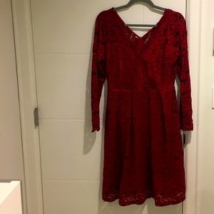 Red Lace Dress